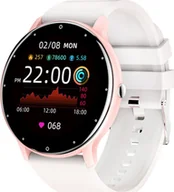 Smartwatch - Zegarek damski SMARTWATCH - ASPERIA - GT1-7 biały - pełny dotyk - miniaturka - grafika 1