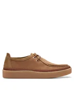 Mokasyny męskie - Clarks Mokasyny Clarkwood Moc 26176870 Brązowy - miniaturka - grafika 1