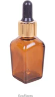 Kosmetyczne akcesoria jednorazowe - Butelka szklana kwadrat 30 ml z pipetą - miniaturka - grafika 1