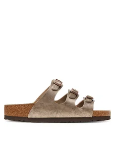 Birkenstock Klapki Florida 1030352 Złoty - Klapki i japonki damskie - miniaturka - grafika 1