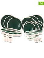 Serwisy obiadowe - Reactiv 42-częściowy zestaw "Oxygen" w kolorze zielonym - miniaturka - grafika 1