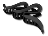 Ozdoby do włosów - Orientana, Klamra spinka do włosów podwójna czarna slow - miniaturka - grafika 1