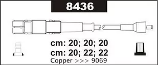 Przewody Zaplonowe 8436 - Kable wysokiego napięcia - miniaturka - grafika 1