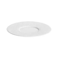 Talerze - Degrenne SPODEK COLLECTION L COUTURE 12,6 cm DO FILIŻANKI ESPRESSO PORCELANA BIAŁA - miniaturka - grafika 1