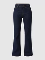 Spodnie damskie - Jeansy z poszerzaną nogawką z dodatkiem streczu - miniaturka - grafika 1