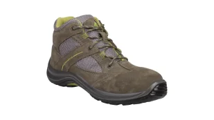Delta Plus Buty z weluru skórzanego poliestru typu mesh podeszwa z dwuwarstwowego PU kolor szaro-zielony rozmiar 46 PIED VIRAGSPGV46 VIRAGSPGV46 - Obuwie robocze - miniaturka - grafika 1