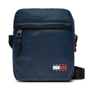 Saszetka Tommy Jeans Tjm Elite Reporter AM0AM12390 Granatowy - Torby męskie - miniaturka - grafika 1