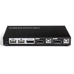Switch KVM USB + DP 2/1 Spacetronik SPD-KVM02 - Przełączniki KVM - miniaturka - grafika 2
