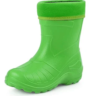 Ladeheid Kalosze dziecięce, lekkie jak piórko i wodoodporne, z tworzywa EVA, kalosze z podszewką, KL050, zielony, 29 EU - Buty dla dziewczynek - miniaturka - grafika 1
