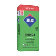 Zaprawy budowlane - Zaprawa klejąca do styropianu i zatapiania siatki Grawis U 25 kg Atlas - miniaturka - grafika 1