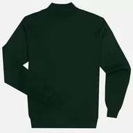 Swetry męskie - Półgolf męski ciemnozielony Blois - marka niezdefiniowana - miniaturka - grafika 1
