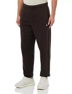 Spodnie męskie - Champion Legacy Authentic Pants-C-Logo Powerblend Fleece elastyczny kombinezon spodnie męskie, Marrone, S - grafika 1