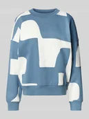 Bluzy damskie - Bluza o kroju regular fit z czystej bawełny - miniaturka - grafika 1