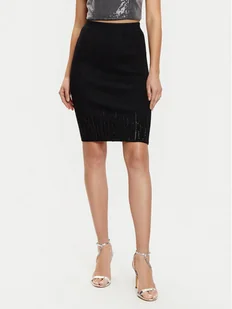 Guess Spódnica mini W5RD83 Z2Y50 Czarny Slim Fit - Spódnice - miniaturka - grafika 1