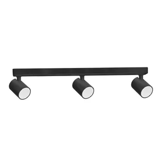 Light Prestige Plafon LAMPA sufitowa SNOW LP-731/3W BK regulowana OPRAWA metalowe reflektorki na listwie czarne LP-731/3W BK - Lampy sufitowe - miniaturka - grafika 1