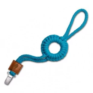Hi Little One Hi Little One - Hi Little One  -  Sznurkowa Zawieszka z Kółkiem do Smoczka Pacifer Holder With Ring Emerald - Akcesoria do smoczków - miniaturka - grafika 1