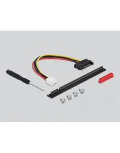 DeLOCK M.2 Key M> PCIe x16 NVMe w. - + 20cm cable - Akcesoria do komputerów stacjonarnych - miniaturka - grafika 1