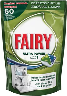 Kapsułki do zmywarki Fairy All in One Original 60 szt (8006540608364) - Środki do zmywarek - miniaturka - grafika 1