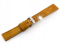 Akcesoria do zegarków - Pasek skórzany do zegarka W48 - camel - 20mm - miniaturka - grafika 1