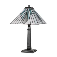 Lampy stojące - Lampka stołowa Alderley TF-ALDERLEY-TL-L Elstead witrażowa szklana multikolor - miniaturka - grafika 1
