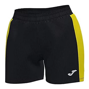 Joma Joma Damskie spodnie maxi czarny czarny/żółty l 901142.109 - Spodnie damskie - miniaturka - grafika 1