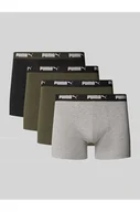 Majtki damskie - Bokserki z elastycznym paskiem z logo w zestawie 4 szt. - Puma - miniaturka - grafika 1