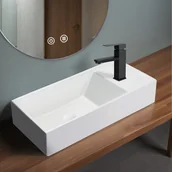 Umywalki - NETTLIFE Ceramic Countertop Bathroom Sink - Umywalka kwadratowa - miniaturka - grafika 1