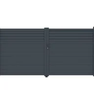 Bramy garażowe - Aluminiowa brama skrzydłowa 3,5 m CASANOOV CARPATIA 350B180 - miniaturka - grafika 1