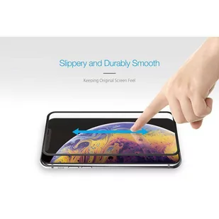 Just Mobile Xkin 3D Tempered Glass Screen Protector - Szkło ochronne hartowane iPhone 11 Pro Max / Xs Max (Transparent/ Black) - Szkła hartowane na telefon - miniaturka - grafika 2