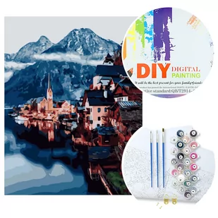 Malowanie po numerach W6501 Góry - Malowanie po numerach - miniaturka - grafika 1