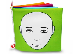 Książeczka materiałowa kontrastowa o emocjach dla niemowląt, inteligencja emocjonalna dla maluszka, nauka emocji dla najmłodszych, zabawka edukacyjn.. - Zabawki interaktywne dla dzieci - miniaturka - grafika 1