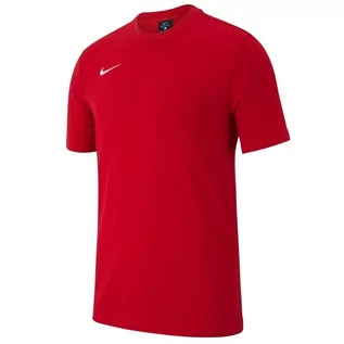 Koszulki sportowe męskie - Nike, Koszulka męska, Y Tee Team Club 19 SS, czerwony, rozmiar XL - grafika 1