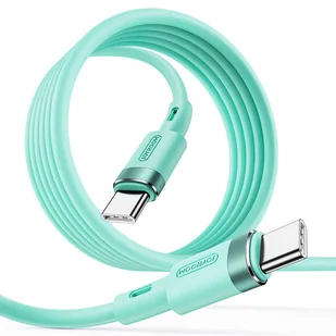 Joyroom kabel przewód USB Typ C - USB Typ C PD 60W 1,2m zielony (S-1230N9) - Kable USB - miniaturka - grafika 2