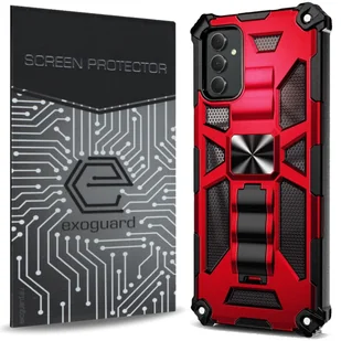 ETUI EXOGUARD MILITARY + SZKŁO - SAMSUNG GALAXY A54 5G - PANCERNE CASE OBUDOWA FUTERAŁ - Etui i futerały do telefonów - miniaturka - grafika 1