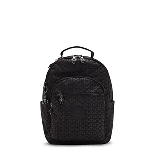Kipling Damski mały plecak Seul, trwały, wyściełane paski na ramię z rękawem na tablet, torba, Podpis Emb, 10''L x 13.75''H x 6.25''D, Damski plecak na mały tablet Seul, trwały, wyściełane paski na - Torebki damskie - miniaturka - grafika 1