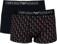 Majtki męskie - Emporio Armani bokserki "2 Pack" - 1112103-F504 - Czarny- Rozmiar: XL(EU) - miniaturka - grafika 1