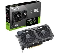 Karty graficzne - ASUS Dual GeForce RTX 4060Ti 16GB GDDR6 128bit DLSS 3 - miniaturka - grafika 1