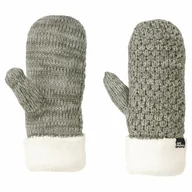 Rękawiczki - Damskie Rękawice Zimowe  Jack Wolfskin Highloft Knit Mitten Women Dusty Olive M - miniaturka - grafika 1