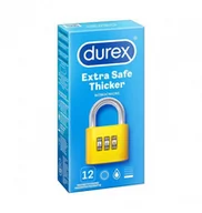 Prezerwatywy - Durex Durex prezerwatywy Extra Safe 12 szt grubsze nawilżane - miniaturka - grafika 1