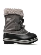 Buty dla chłopców - Sorel Śniegowce Childrens Yoot Pac Nylon Wp NC1962 Szary - miniaturka - grafika 1