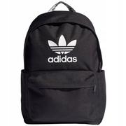 Plecaki szkolne i tornistry - Adidas Plecak Adicolor Backpack Duży Miejski Sportowy Czarny H35596 - miniaturka - grafika 1