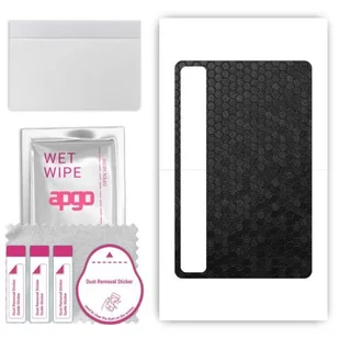 folia naklejka skórka strukturalna na TYŁ do TCL TAB 8 LE - Plaster Miodu Czarny - apgo SKINS - Akcesoria do tabletów i e-booków - miniaturka - grafika 1