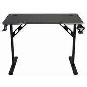 Biurka gamingowe - Biurko gamingowe COBRA CR2050BK Czarny - miniaturka - grafika 1