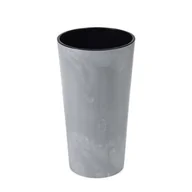 Donice - Donica Lilia Eco Recycled 25 cm beton szary - miniaturka - grafika 1