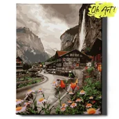 Malowanie po numerach - Obraz Malowanie Po Numerach 40X50 Cm / Deszcz W Górach / Oh Art - miniaturka - grafika 1