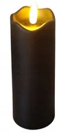 Świece - Świeca Led Czarna 17,5 cm - Efekt Płonącej Świecy - miniaturka - grafika 1