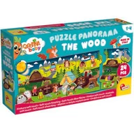 Układanki dla dzieci - Carotina Baby - Puzzle panorama Las Lisciani - miniaturka - grafika 1