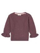 Bluzy i sweterki niemowlęce - Noppies Sweter "Frossay" w kolorze fioletowym - miniaturka - grafika 1