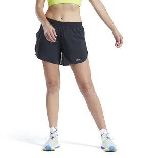Damskie Spodenki REEBOK RUNNING SHORT HA1043 – Czarny - Spodenki damskie - miniaturka - grafika 1
