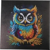 Zabawki kreatywne - Epee Obraz na p??tnie 30x30cm z mozaik? Sowa - miniaturka - grafika 1